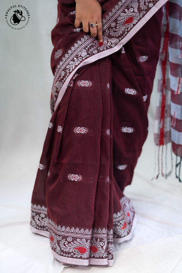 Bhromor - Maroon - Image 5