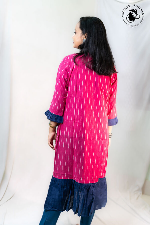 Ikkat Shrug - Pink - Image 3