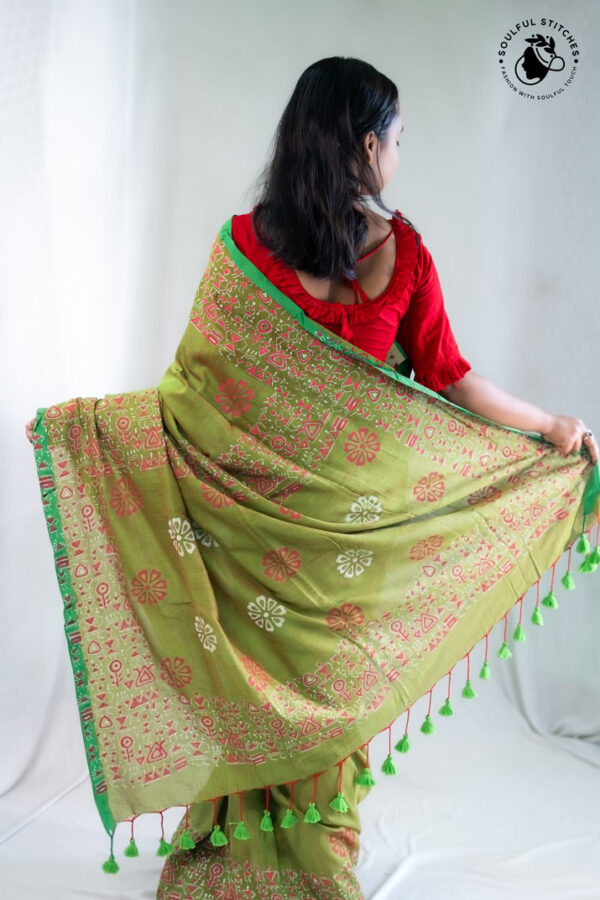 Nakshi - Reddish Green - Image 3