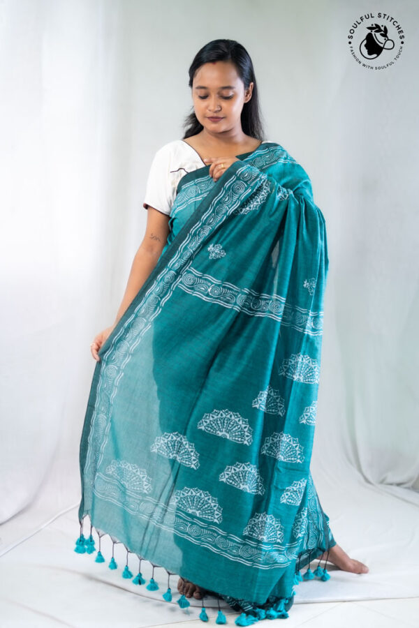 Nakshi - Sea Green - Image 5