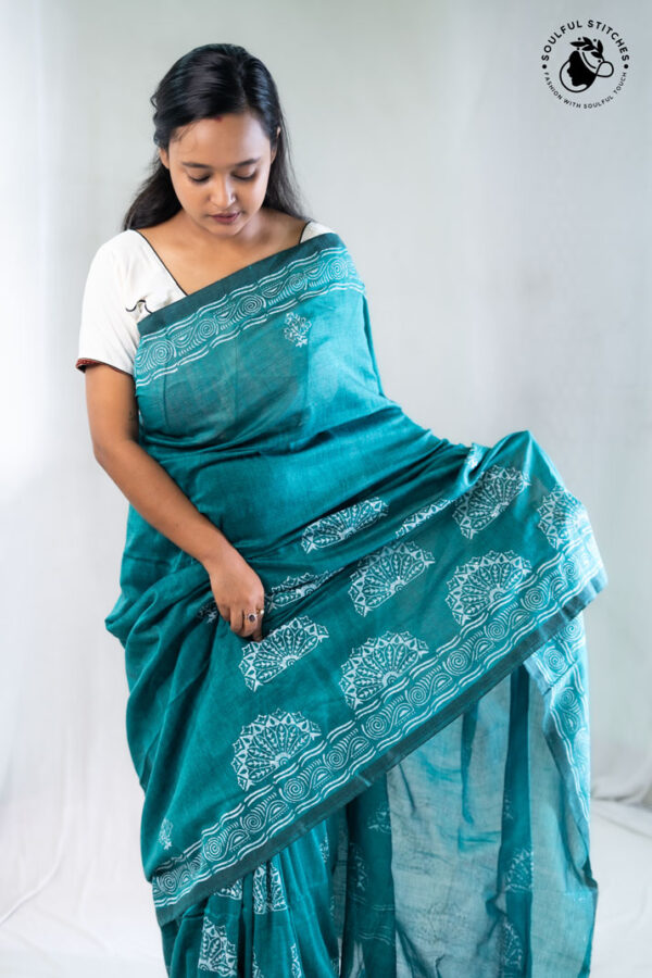 Nakshi - Sea Green - Image 3